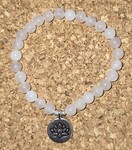 Pierres naturelles, perles argent 925, Fleur de Lotus inoxydable