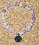 Pierres naturelles, perles argent 925, Fleur de Lotus acier inoxydable