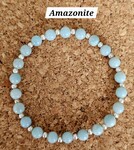 Pierres naturelles, perles argent 925